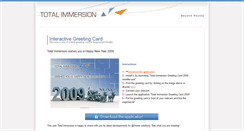 Desktop Screenshot of greetings.t-immersion.com